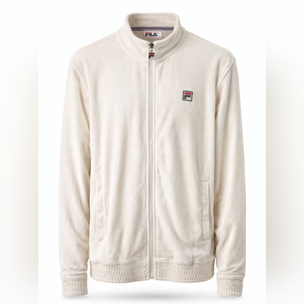 FILA Men's O-Fit Velour Track Jacket.